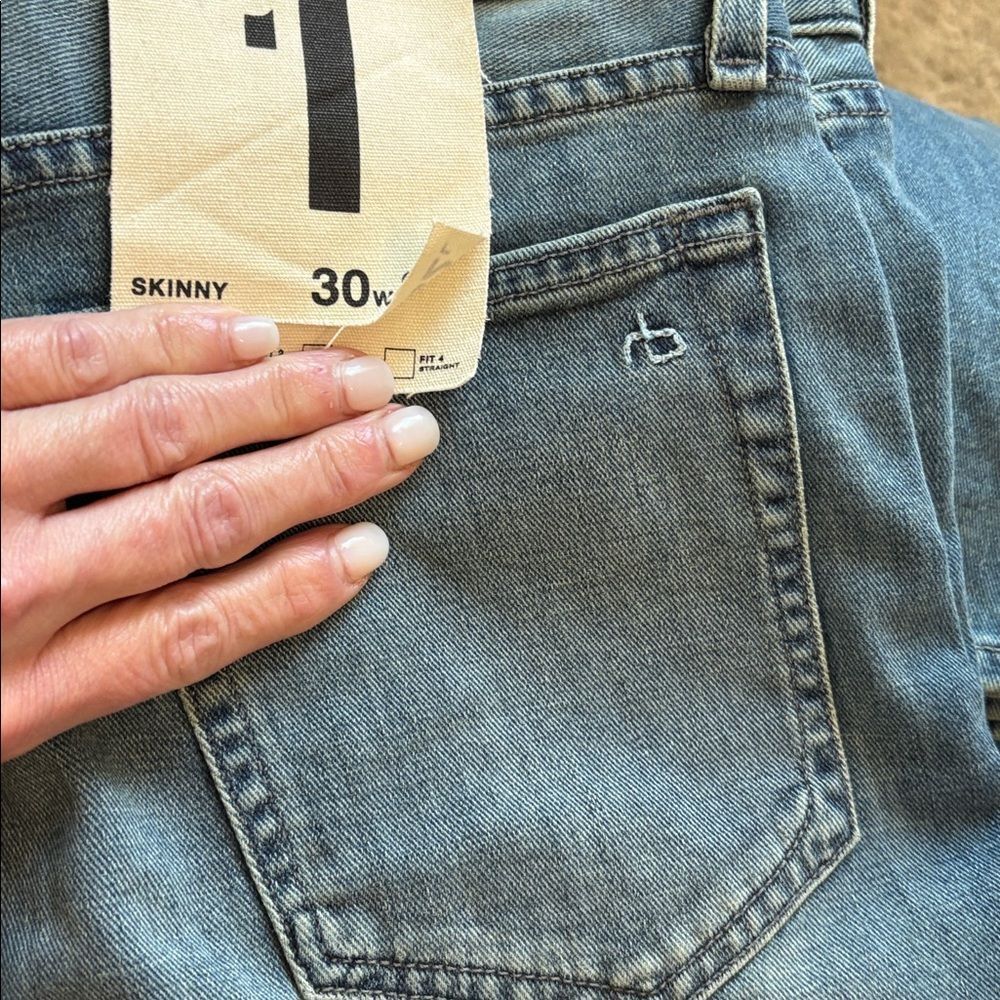 Rag & Bone Men’s 30‎ x 32 Fit 1 Aero Stretch Brockie Skinny Jeans